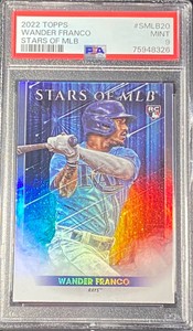 Wander Franco 2022 Topps Stars Of The MLB Chrome Rays Rookie RC PSA 9