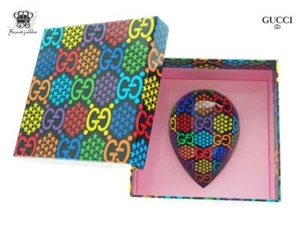 Gucci Paperweight GGLimited Edition Gg Psychedelic Drop Gucci Pin Rainbow Unused - Picture 1 of 18