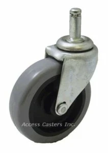 5SRCUS 5" Polyurethane Grip Ring Stem Swivel Caster, 150 lb. Capacity - Picture 1 of 1
