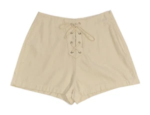 Pantaloncini corti donna hotpants leggeri estivi con lacci 42 44 46 C6 - Foto 1 di 2