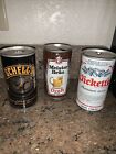 Beer Cans Schell’s Meister Brau Pickett’s Of Dubuque Lot Of 3 Old Beer Can Cans