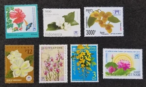 Malaysia Indonesia Singapore Thailand Joint Issue ASEAN Flowers 2017 (stamp) MNH - Imagen 1 de 5