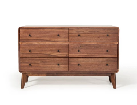 Modrest Marshall Mid-Century Modern Walnut Dresser Cover