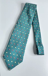 BROOKS BROTHERS Black Label Green CHRISTMAS Silk Tie Made In USA - Picture 1 of 5