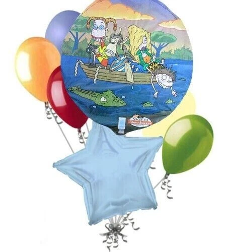 Ramo de globos Wild Thornberrys Foil Mylar feliz cumpleaños  Foto 1 de 1