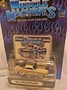 MUSCLE MACHINES 1966 FORD MUSTANG GT 350 1/64 DIECAST - Fully Blown - Picture 1 of 5