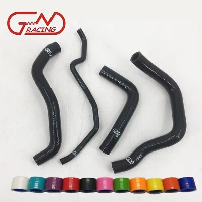 Fit 2006 2007 Suzuki GSXR600 GSXR750 2008 2009 Silicone Radiator Hoses Kit Black - Imagem 1 de 4