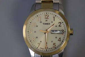 Timex Men s South Street Sport Two-Tone 36mm Casual Watch Extra-Long - Picture 1 of 4