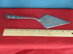 52. Vintage Silver Plate Plated Ornate Pie Cake Knife Server Made In Italy - Picture 1 of 5