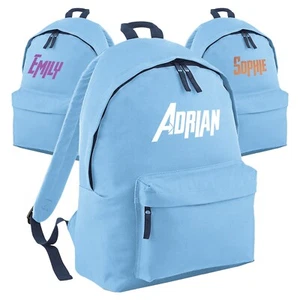 Personalisierter Schulrucksack mit maßgeschneidertem Avenger-Text für Kinder zurück zur Schule - Bild 1 von 6