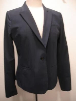 Blazer para mujer talla 14 Banana Republic Marzotto azul clásico italiano lana lavable Foto 1 de 4