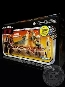 DEFLECTOR DC® Star Wars Vintage Collection Jabba the Hutt Playset VITRINE - Bild 1 von 5