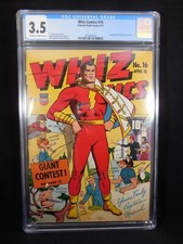 Whiz Comics #16   CGC 3.5   CC Beck Cover and Art   Captain Marvel/Spy Smasher