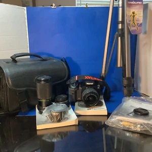 Pentax K20D Digital SR Camera with 18-55mm lens, charger, &more. Camera Works VG - Picture 1 of 22