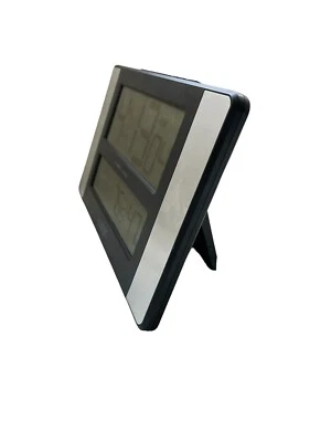 La Crosse Technology 5131417AL Atomic Digital Wall Clock - Silver - Image 1 of 4