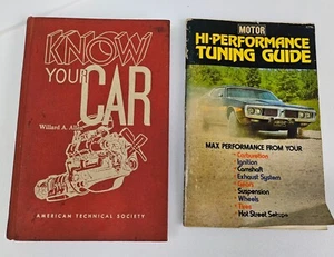 Know Your Car Willard A Allen 1960 & Motor Hi Performance Tuning Guide 1973 Book - Picture 1 of 12