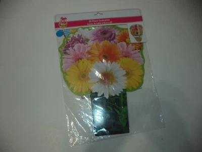 Pieza central de flores bonitas 3D  Foto 1 de 4