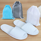  4 Pairs Single Use Slippers Travel Open Toe Men?s Women's at Home