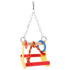 Desktop Sport for Your Pet - Parrot Swing Bird Toy with Stand and Seesaw