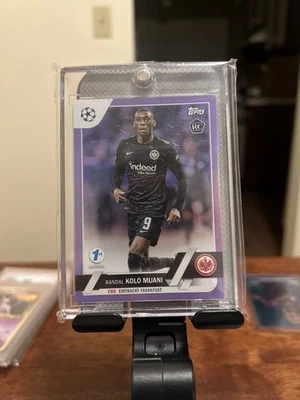 Randal Kolo Muani 2022-23 Topps Chrome UEFA 1st Edition Purple /30 RC #149 - Image 1 of 2