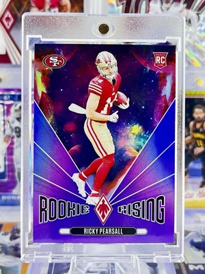 Ricky Pearsall Rookie Rising Purple Holo Parallel RC San Francisco 49ers Foto 1 de 3