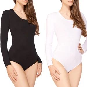 Mellice - Damen Langarm Body - Bild 1 von 5