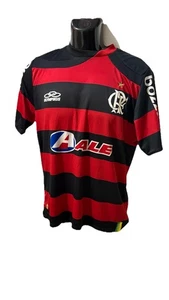 VTG Casa Flamengo 2009 RetroHome FutbolSoccer Jersey Shirt Olympikus Size M#9 - Picture 1 of 16