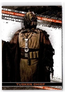 2022 Topps Star Wars: The Book of Boba Fett #C-15 Tusken Chief Heroes & Villains - Picture 1 of 2