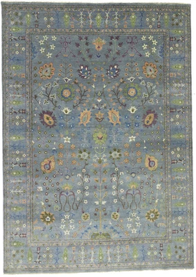 Tree of Life Oushak Chobi Oriental Carpet Oversized Floral Design 10X14 ft - Image 1 of 4