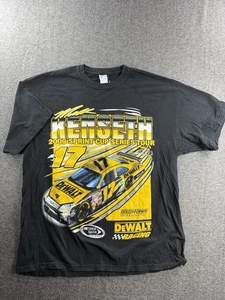 Vintage black 2009 Matt Kenseth DeWalt NASCAR Sprint Cup T Shirt XL - Picture 1 of 7