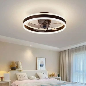 Blendra 50CM Modern Ceiling Fan with Light, 6-Speed, Dimmable LED, Remote - Picture 1 of 10