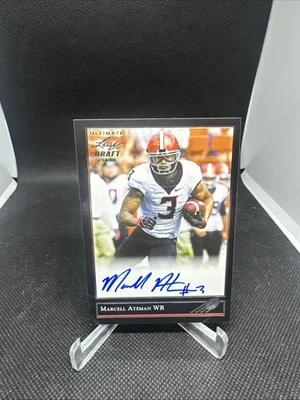 2018 Leaf Ultimate Draft - 90 Leaf Autographs Marcell Ateman #BA-MA2 (AU, RC) - Image 1 of 2