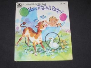 Wie groß ist ein Baby? Ein goldenes Tell-a-Tale Buch 1972 - Bild 1 von 13