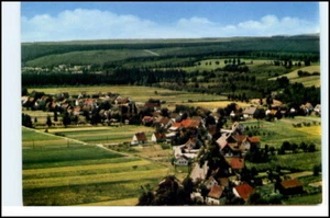 SILBERBORN Luftbild-AK Fliegeraufnahme ca. 60/70er Jahr - Picture 1 of 1