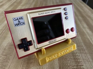 Nintendo Game and Watch STAND -  Custom Display Stand for Super Mario Bros G&W - Picture 1 of 5