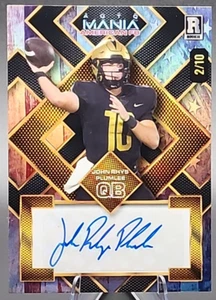 John Rhys Plumlee/10 2024 Wild Card Rookie RC Auto Rainbow Foil Seahawks UCF SP - Imagen 1 de 2