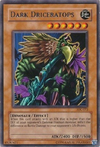 DARK DRICERATOPS (IOC-073) - YuGiOh Rare Unlimited Monster - Image 1 of 1