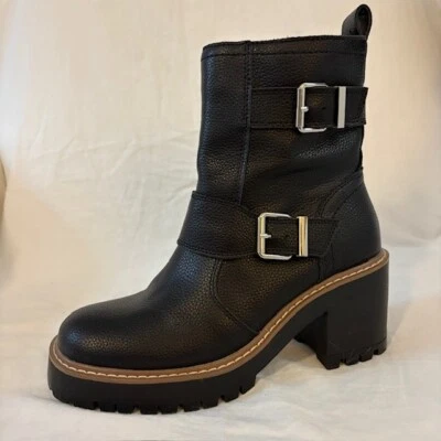 Botas de Combate Moto Impermeables de Cuero Negro Blondo Reno Nuevas sin Caja, Talla 7.5M Foto 1 de 4