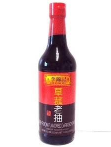 Lee Kum Kee Mushroom Flavored Dark Soy Sauce - 16.9 oz / 500 ML Bottle - Picture 1 of 6