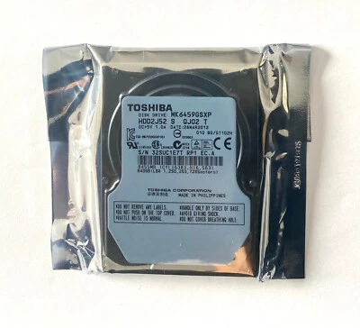 Toshiba MK6459GSXP 640GB  HDD2J52  2.5" Hard Drive Laptop - Image 1 of 2