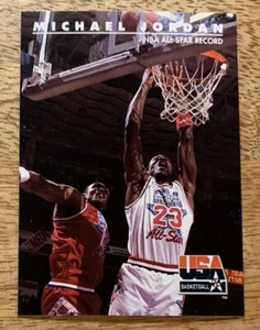 Michael Jordan 1992 Skybox USA #43 Chicago Bulls Air Jordan NBA All-Star Team - Bild 1 von 2