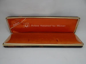 Bulova Accutron for Women Watch Box Vintage 1970's - Picture 1 of 6