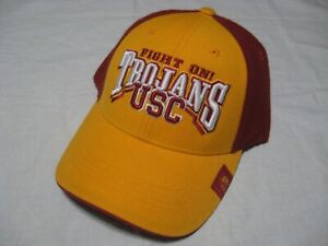 NCAA FIGHT ON! USC Trojans University SAMPLE One Size Fits All Adult Hat