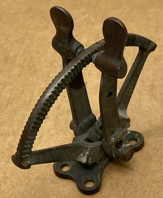 ANTIGO BARCO RARO CÂMBIO DE CONTROLE DUPLO - ACELERADOR DE COMBUSTÍVEL - BRONZE - Imagem 1 de 4