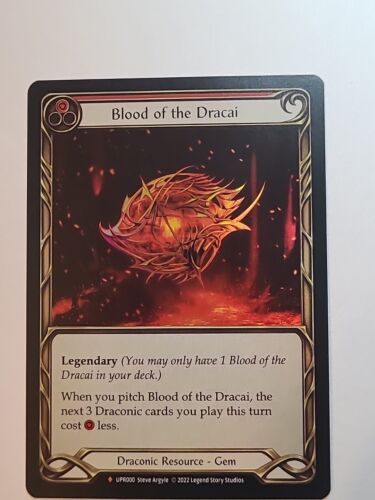 FLESH AND BLOOD  Blood of the Dracai [UPR000] (Uprising) Cold Foil