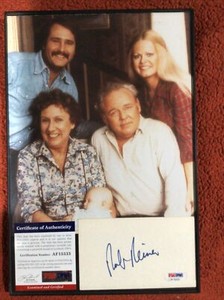 ROB REINER Signed 3x5 Index Card/8x10 Photo Frame PSA/DNA Authenticity #AF15533