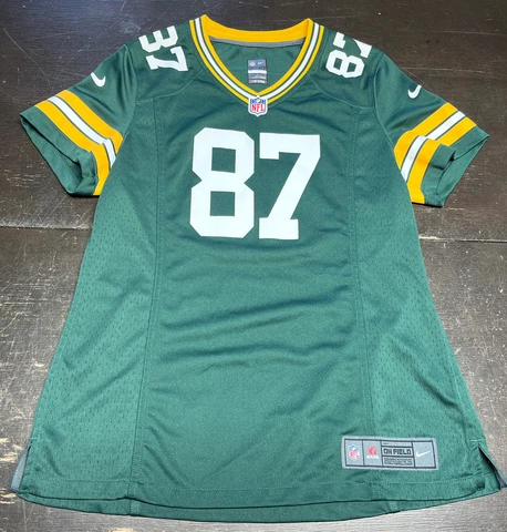 Jordy Nelson #87 Nike On Field Green Bay Packers Jersey Women’s Size Large Cover
