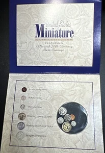 U.S. Miniature Coin Collection w/ 19th and 20th Century Rare Coinage T-2014 - Imagen 1 de 13