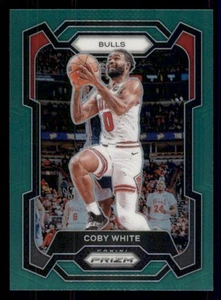 Coby White 2023-24 Panini Prizm #239 Prizms Green Chicago Bulls - Imagen 1 de 2