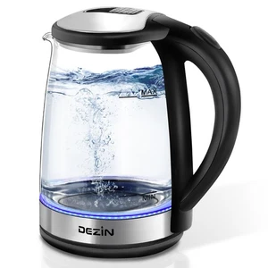 Wasserkocher, BPA-frei 2L Elektrischer Wasserkocher, Glas Elektrischer Teekessel... - Bild 1 von 7